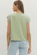 First Crush Top Sage