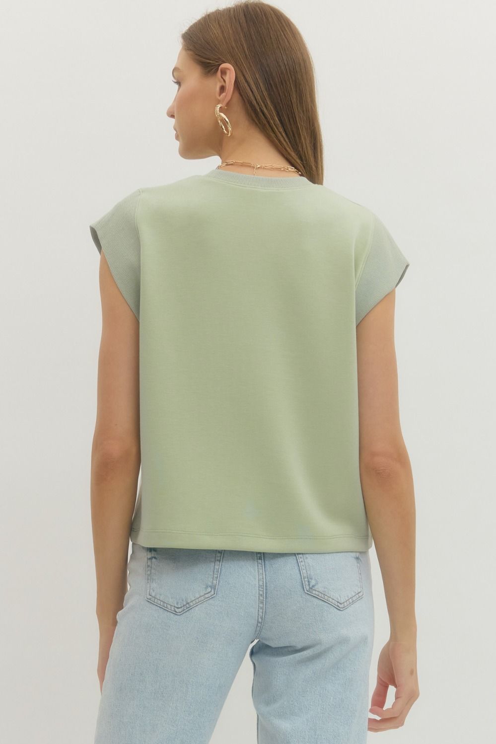 First Crush Top Sage