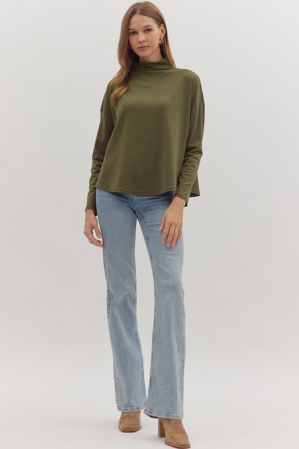 Quinn Long Sleeve Olive