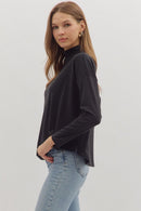 Quinn Long Sleeve Black