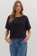 The Cinch & Go Top Black