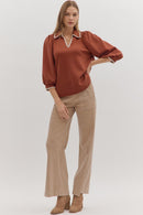 Sienna Scallop Blouse