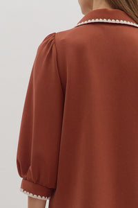 Sienna Scallop Blouse