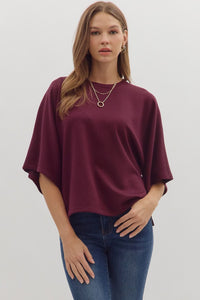 Lindsey Top Maroon