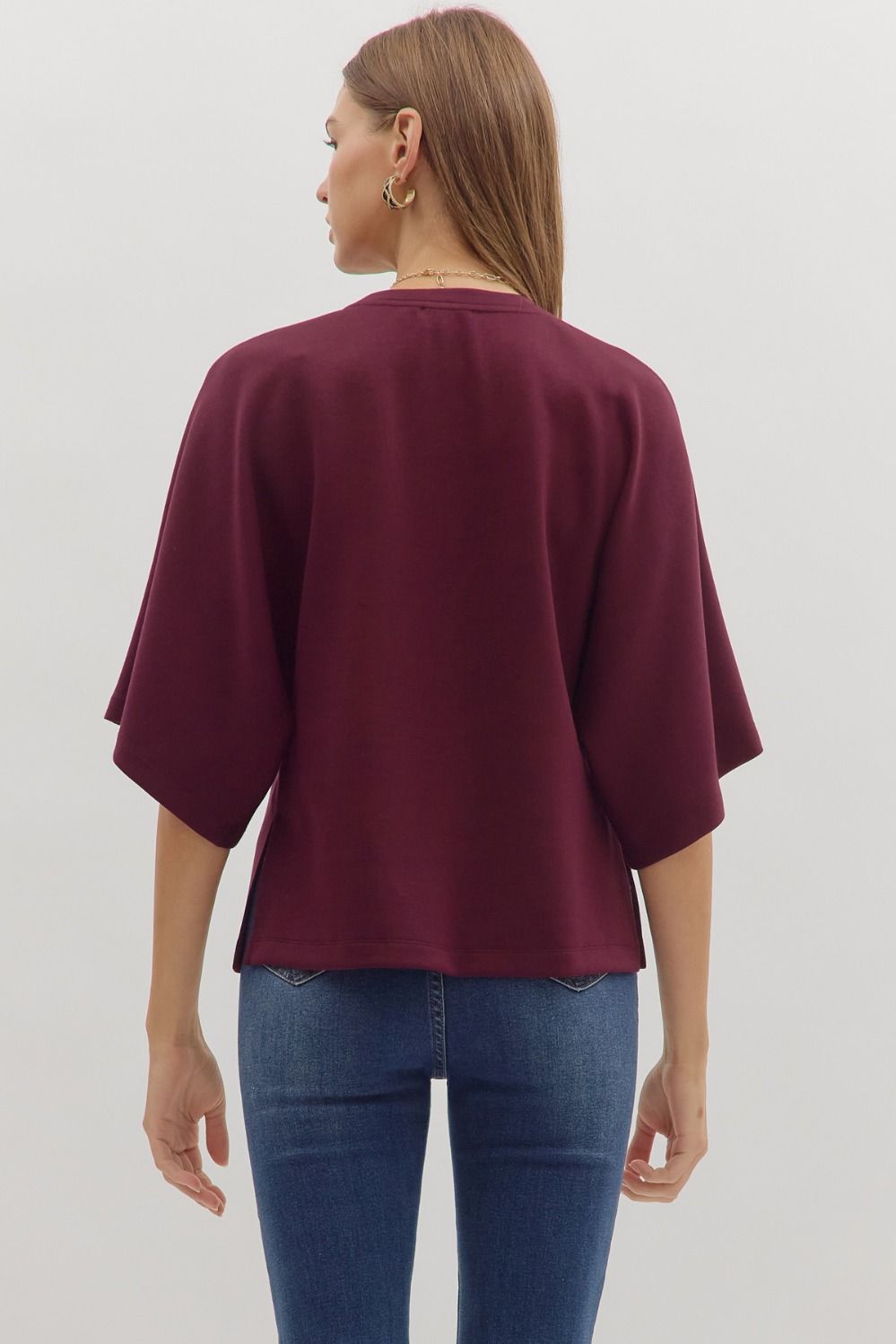 Lindsey Top Maroon