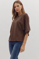 Lindsey Top Brown