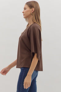 Lindsey Top Brown