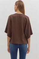Lindsey Top Brown