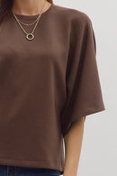Lindsey Top Brown