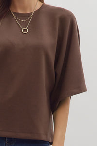 Lindsey Top Brown