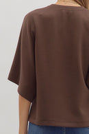 Lindsey Top Brown