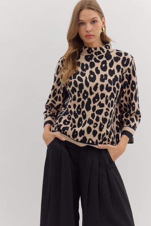 Marnie Leopard Sweater