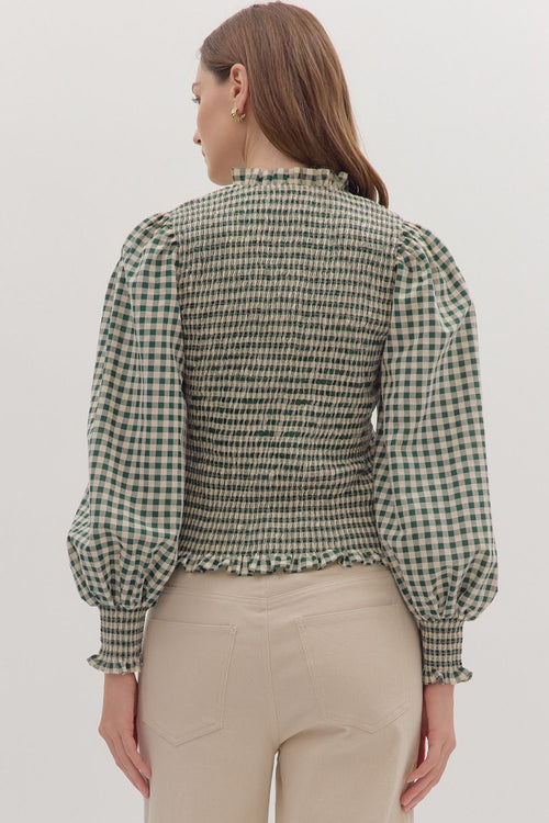 Grace Gingham Top