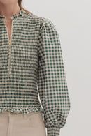 Grace Gingham Top