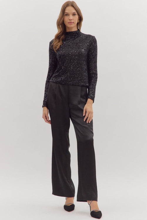 As You Wish Top Black