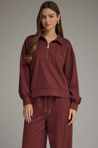 Stay Awhile Pullover Wine