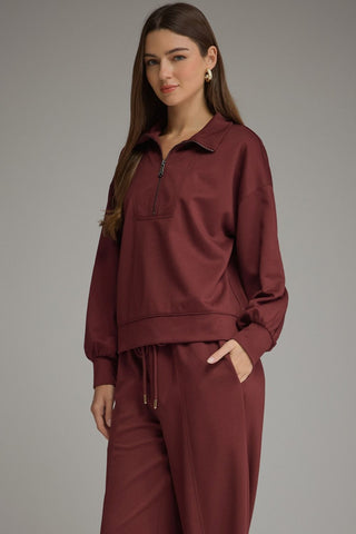 Stay Awhile Pullover Wine