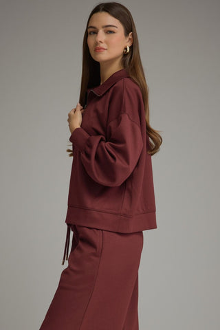 Stay Awhile Pullover Wine