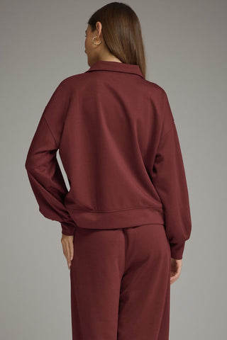Stay Awhile Pullover Wine