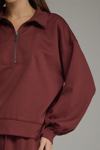 Stay Awhile Pullover Wine