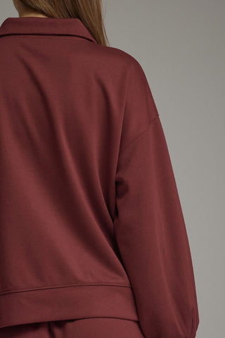 Stay Awhile Pullover Wine
