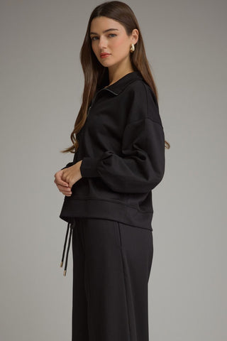 Stay Awhile Pullover Black
