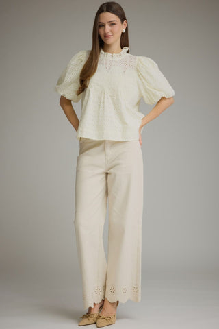 Astoria Eyelet Top