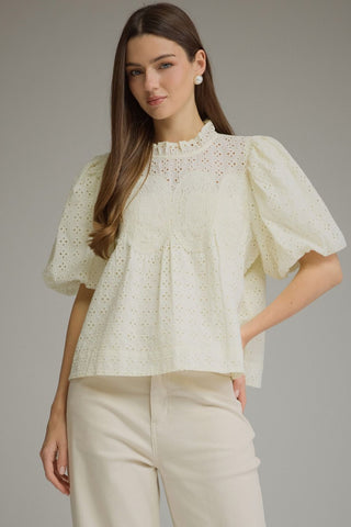 Astoria Eyelet Top