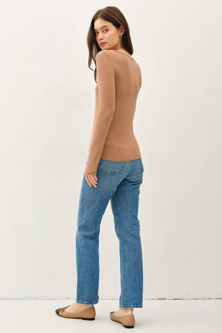 Essential Long Sleeve Dusty Sage - Sugar Co.