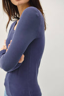 Essential Long Sleeve Light Teal - Sugar Co.