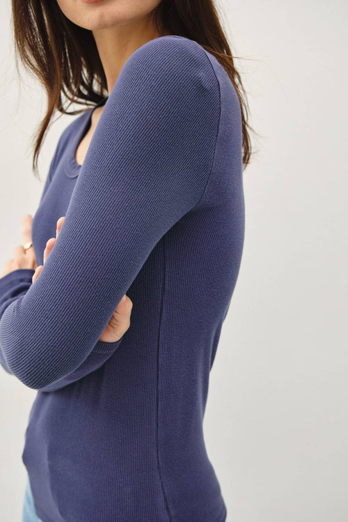 Essential Long Sleeve Light Teal - Sugar Co.