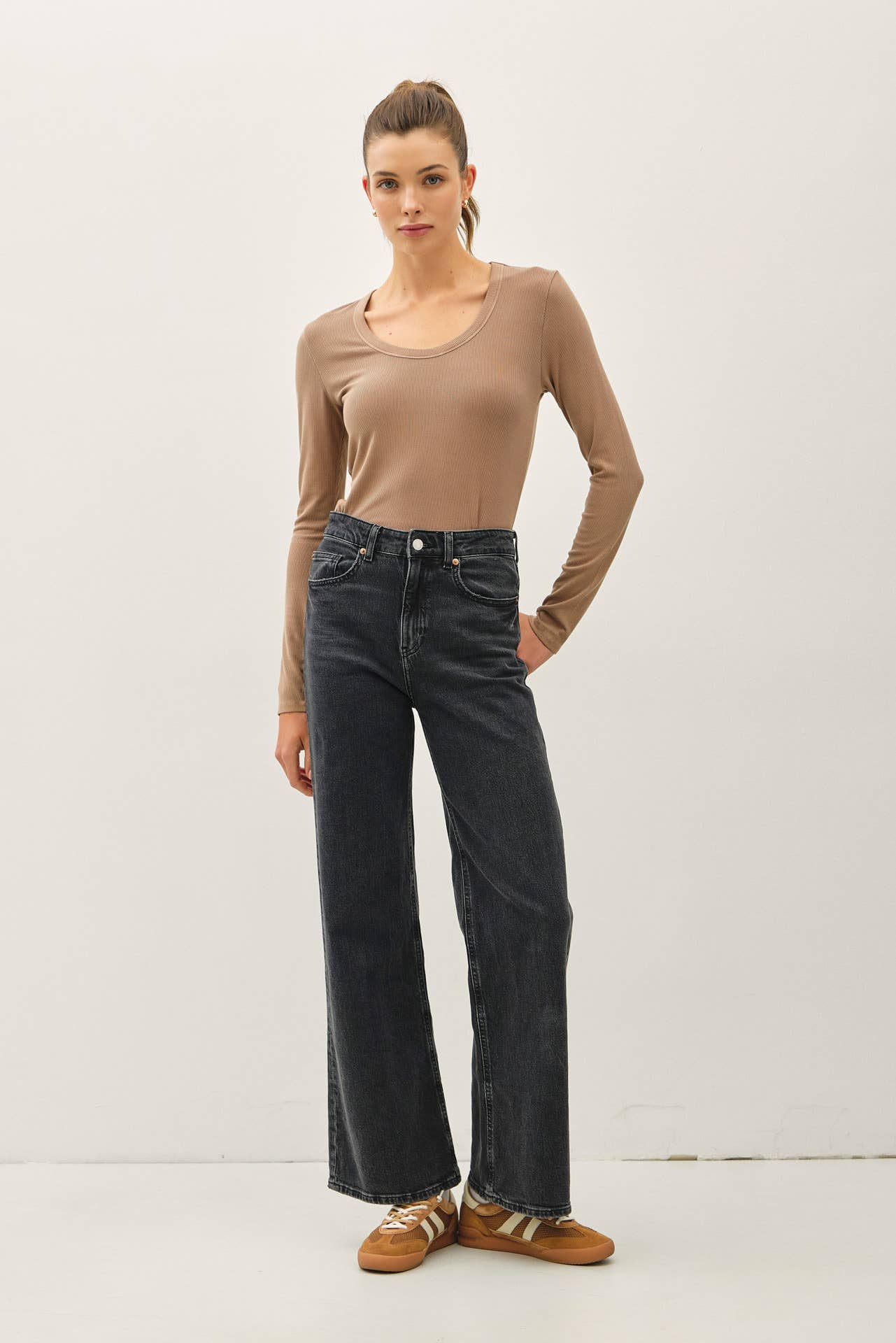 Essential Long Sleeve Light Teal - Sugar Co.