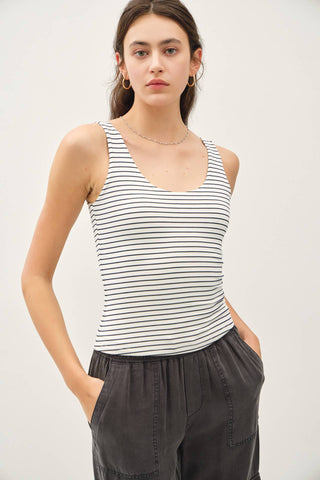 Essential Stripe Tank - Sugar Co.