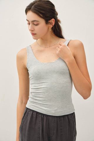 Essential Stripe Tank - Sugar Co.