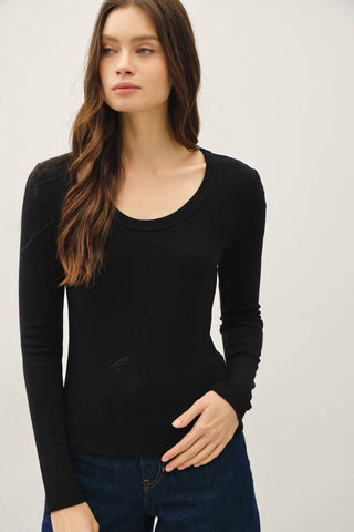 Essentials U Neck Fuschia - Sugar Co.
