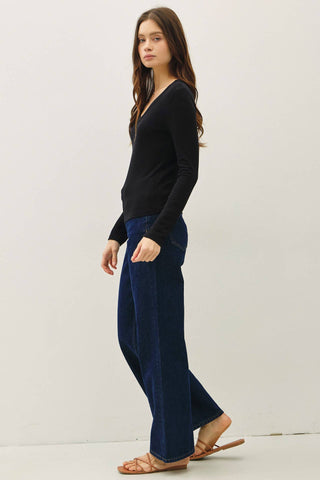 Essentials U Neck Fuschia - Sugar Co.