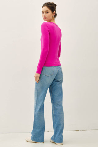 Essentials U Neck Ivory - Sugar Co.