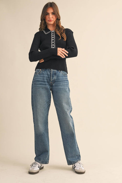 Evergreen Stitch Sweater - Sugar Co.