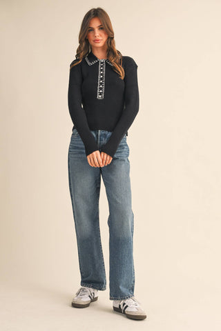 Evergreen Stitch Sweater - Sugar Co.