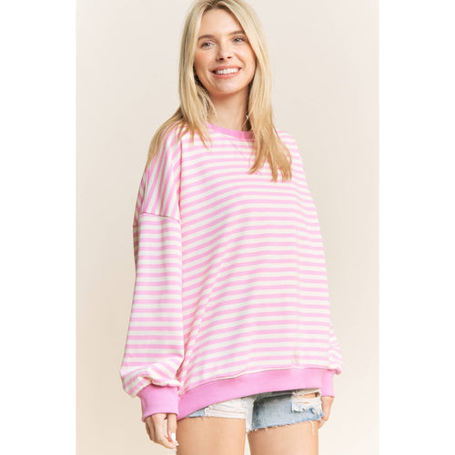 Everyday Classic Stripe Pullover - Sugar Co.