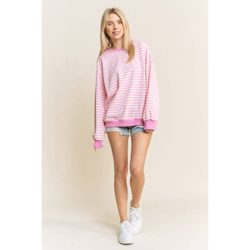 Everyday Classic Stripe Pullover - Sugar Co.