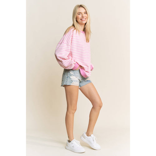 Everyday Classic Stripe Pullover - Sugar Co.