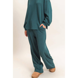 Everyday Essential Wide Leg Pant Cocoa - Sugar Co.