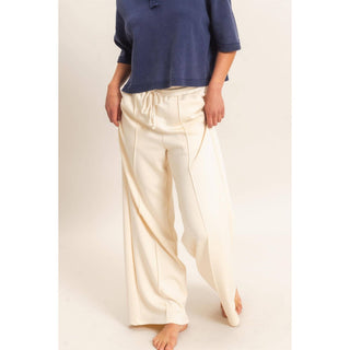 Everyday Essential Wide Leg Pants Deep Green - Sugar Co.
