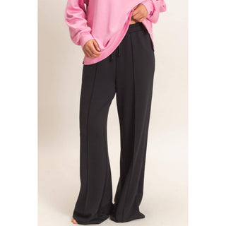 Everyday Essential Wide Leg Pants Deep Green - Sugar Co.