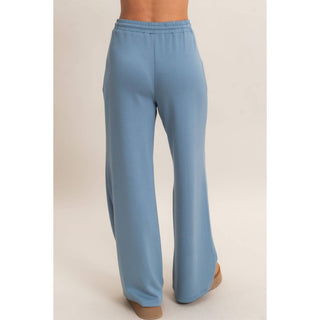 Everyday Essential Wide Leg Pants Deep Green - Sugar Co.