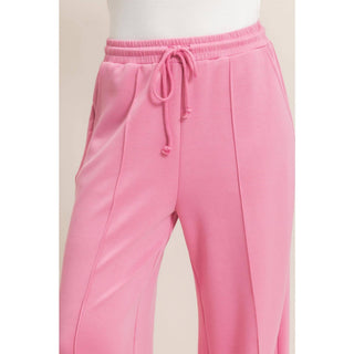 Everyday Essential Wide Leg Pants Deep Green - Sugar Co.