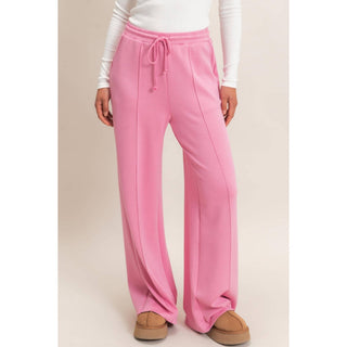 Everyday Essential Wide Leg Pants Deep Green - Sugar Co.