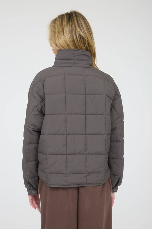 City Square Puffer Charcoal