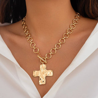 Faithfully Textured Toggle Necklace - Sugar Co.